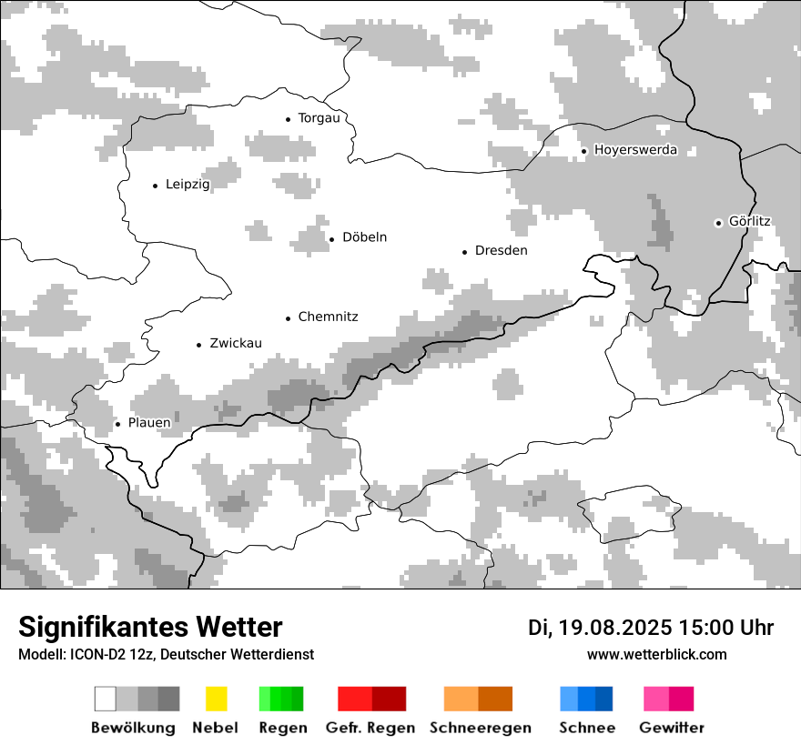Modellkarten Signifikantes Wetter