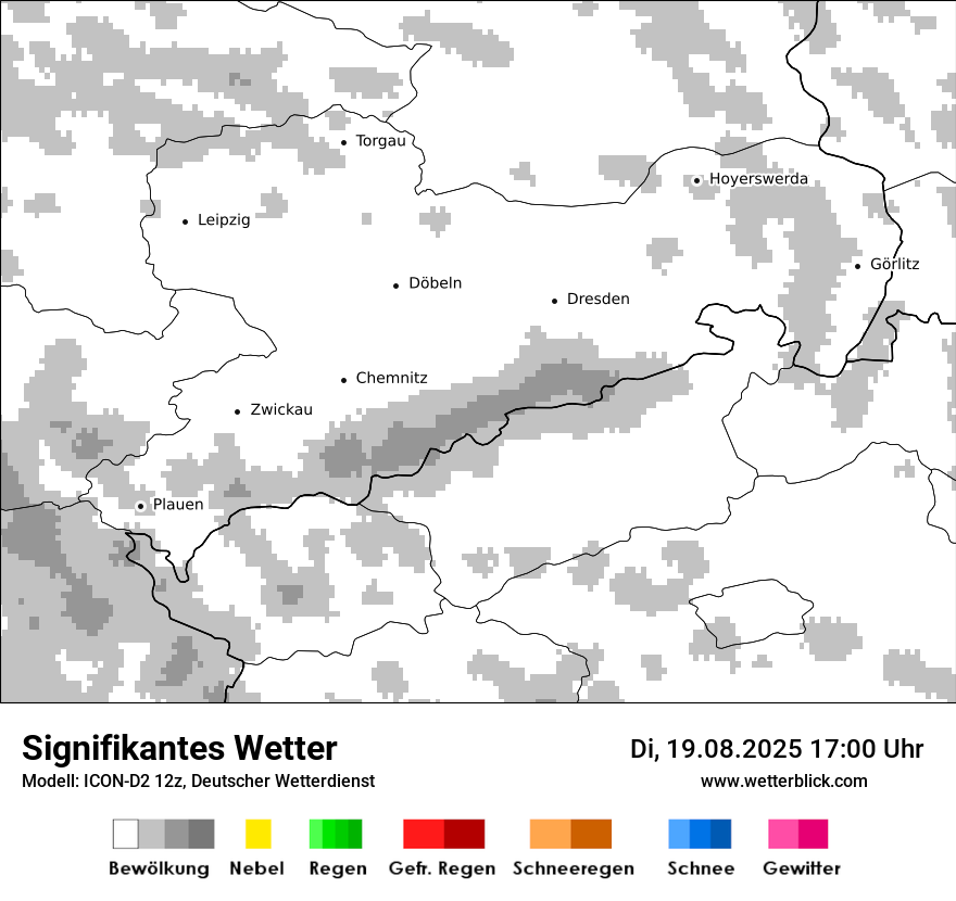 Modellkarten Signifikantes Wetter