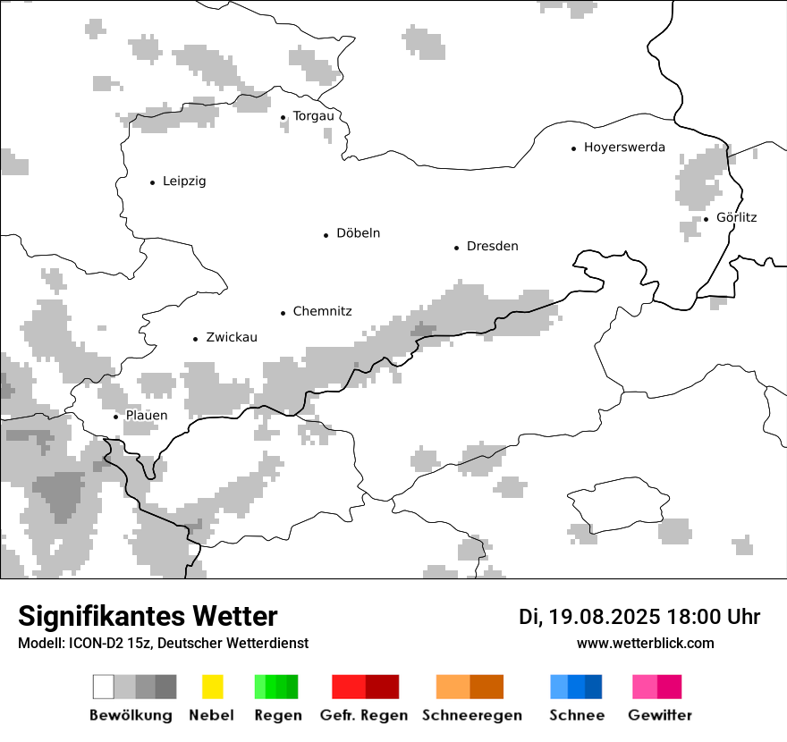 Modellkarten Signifikantes Wetter