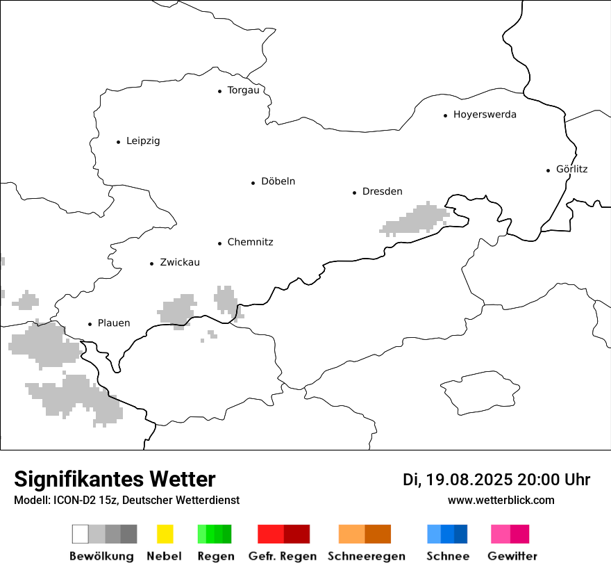 Modellkarten Signifikantes Wetter