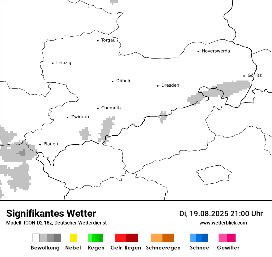 Modellkarten Signifikantes Wetter