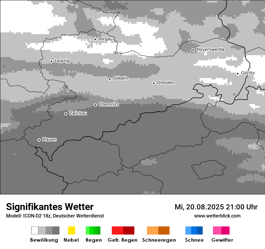 Modellkarten Signifikantes Wetter