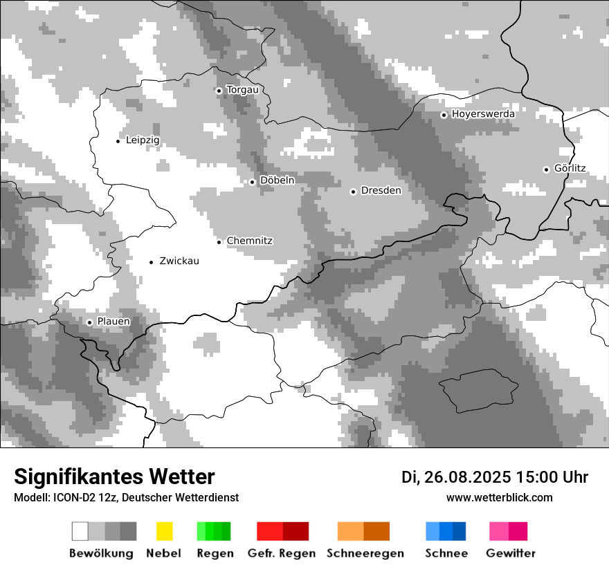 Modellkarten Signifikantes Wetter