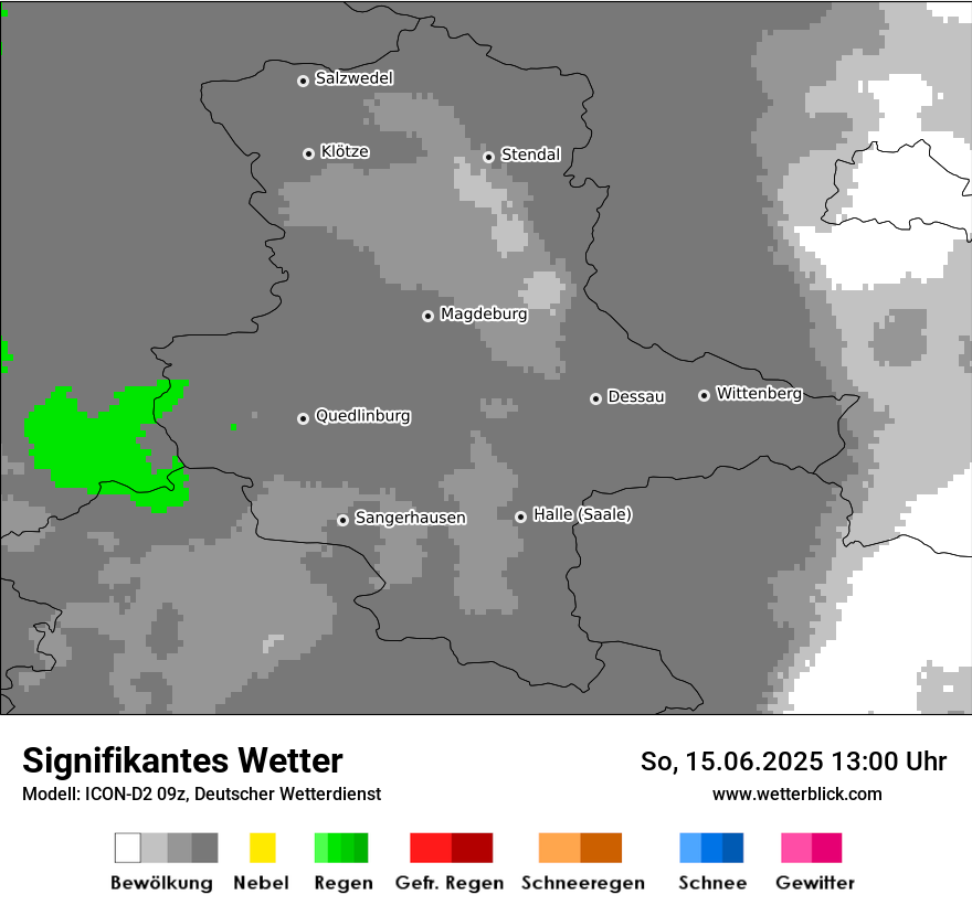 Modellkarten Signifikantes Wetter