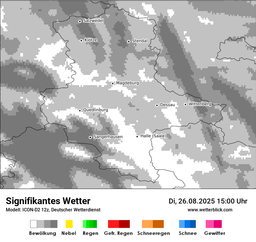 Modellkarten Signifikantes Wetter